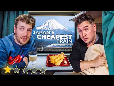 I Slept on Japan's CHEAPEST Overnight Train 🇯🇵 Feat.@CDawgVA