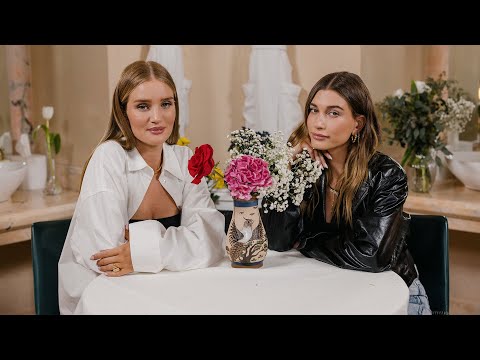 Rosie Huntington-Whiteley & Hailey have a tea party & make floral bouquets | WHO’S IN MY BATHROOM?