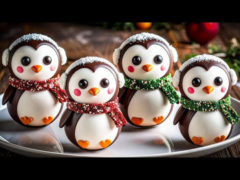 My Grandkids Ask for This Every Winter! 🐧 The Cutest Dessert (No Bake)