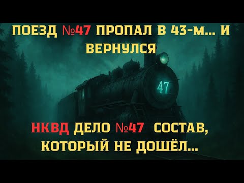 АРХИВ НКВД ДЕЛО №47 — СПЕЦПОЕЗД, КОТОРЫЙ ПРОПАЛ В 43-М… И ВЕРНУЛСЯ