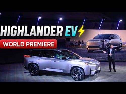Toyota Highlander EV (2027) World Premiere — First Look at Toyota’s 3-Row All-Electric SUV