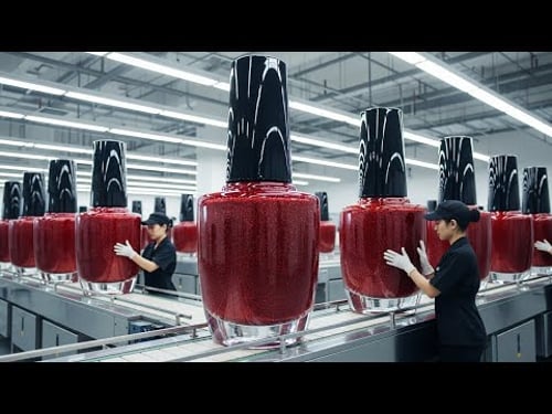 Inside the Factory - (Full Process) How Million-Dollar Nail Polishes Are Made