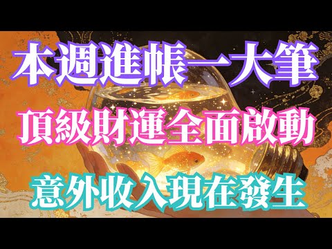 ⚠️頂級財運能量音樂|本週將進帳一大筆💵 金錢從你想不到的地方湧入|快速吸金・財富顯化・吸引力法則|暴富磁場全面啟動