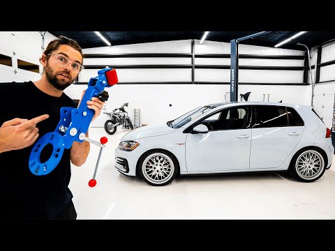 Fixing Rubbing Tires on my GTI (DIY Fender Rolling Process)