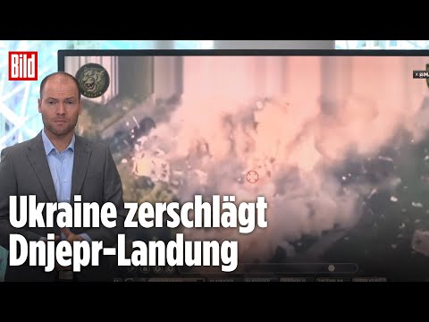 Russische Glasfaser-Drohne trifft „Bohdana“-Versteck | BILD-Lagezentrum