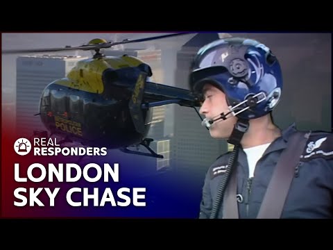 Fugitive Caught By London Metropolitan’s Air Support Unit | Sky Cops | Real Responders