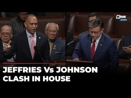 Hakeem Jeffries And Mike Johnson Go Against Each Other Moments Before House Votes To End Shutdown