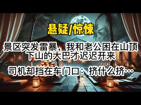 景区突发雷暴。我和老公困在山顶二十个小时,下山的大巴才迟迟开来。司机却挡在车门口:「挤什么挤!你们是不是原配,不是的去等下一趟!」#惊悚 #懸疑 #一口氣看完