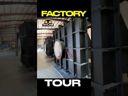 Atlas Factory Tour #atlassurvivalshelters #construction #bombshelter #bunker #bombsheltersupply