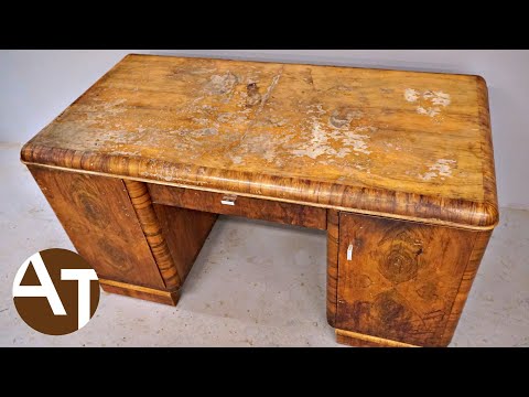 Alcoholics family desk restoration