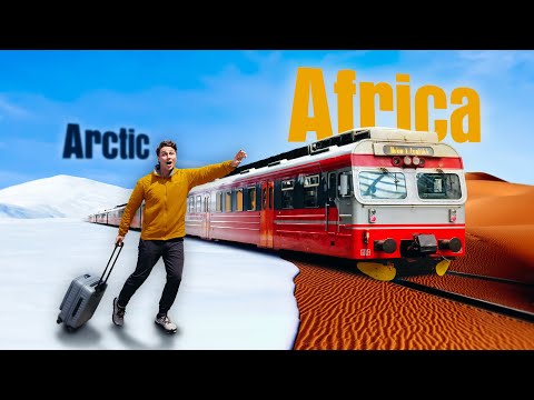 Taking the TRAIN from the Arctic Circle to Africa - Full Series