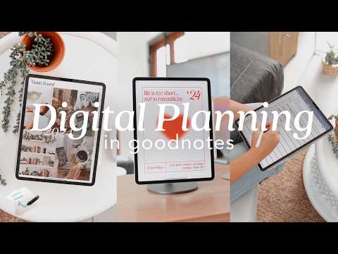 ✏️🎧 20+ Tips for Digital Planning in Goodnotes | stickers, colors, text, etc.