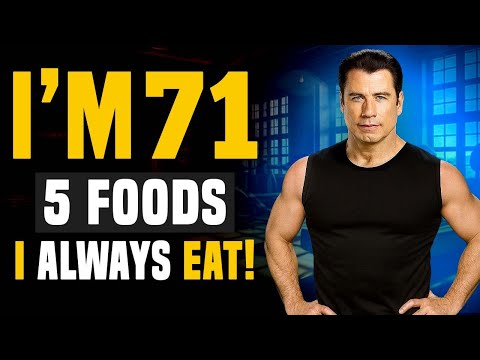 John Travolta (71) Still Looks 39! "I EAT 5 FOODS & Don't Get Old"