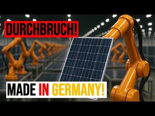 Die deutsche Rekord-Solarzelle geht in Massenproduktion. DAS hat keiner kommen sehen!