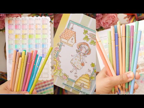 Holbein Pastel Color Pencils VS Brutfuner Macron Color Pencils