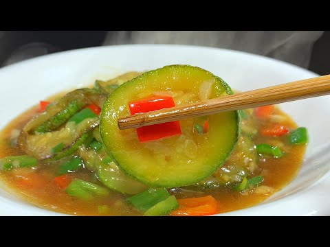 別再清炒葫蘆了!這樣煎一煎 鹹香入味不軟爛 全家人搶著吃【阿朝哥美食】#煎葫蘆做法 #家常美食 #葫蘆料理 #煎菜技巧