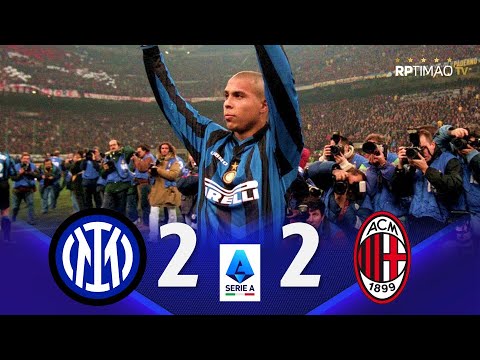 Inter 2 x 2 Milan (Ronaldo x Weah) ● Serie A 1997/98 Extended Goals & Highlights ᴴᴰ