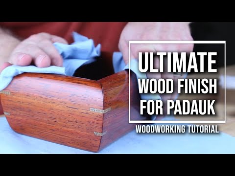 A Terrific WOOD FINISH for Padauk that KEEPS ITS COLOR