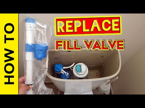 How to Fix and Replace Toilet Fill Valve