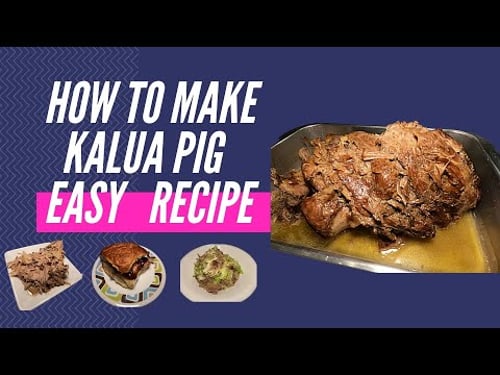 How To Make Kalua Pig | Very Easy Recipe 🐷🐖🥬
