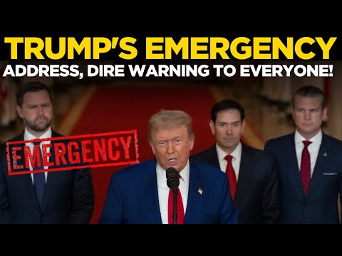 Donald Trump Speech Live | US President Drops Bombshell | Trump New Message To America | US News