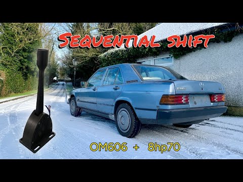 Driving the 8hp70 gearbox, om606 engine 190E