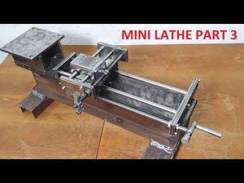 Budowa tokarki homemade mini lathe part 3