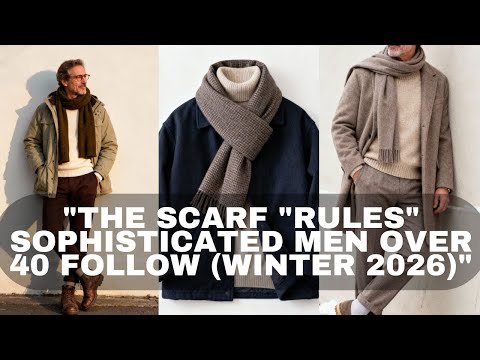 The Scarf "Rules" Sophisticated Men Over 40 Follow (Winter 2026)