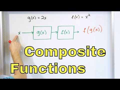 10 - What are Composite Functions? (Part 1) - Evaluating Composition of Functions & Examples