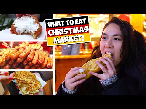 20 MUST EAT FOOD at GERMAN CHRISTMAS MARKETS!