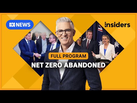 Liberal party abandons net zero by 2050 climate target | ABC News | Insiders