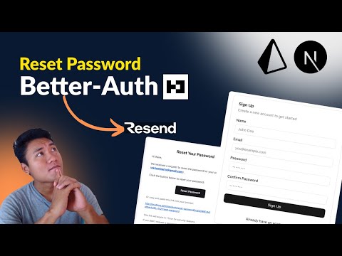 Next js Authentication Tutorial Signup, Signin & Forgot Password with Better Auth, Prisma & Resend
