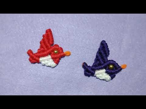 🐧🕊️BIRD MACRAME KEYCHAIN,CARA MEMBUAT SOUVENIR GANTUNGAN KUNCI BURUNG DARI TALIKUR, MACRAME ANIMAL