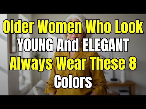 8 Colors That Make Older Women Look Young, Radiant, and Turn Heads!