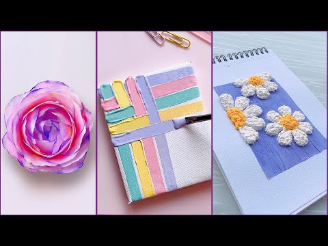 10 Easy Art Tips & Hacks || Cool Art ideas || Painting tutorials