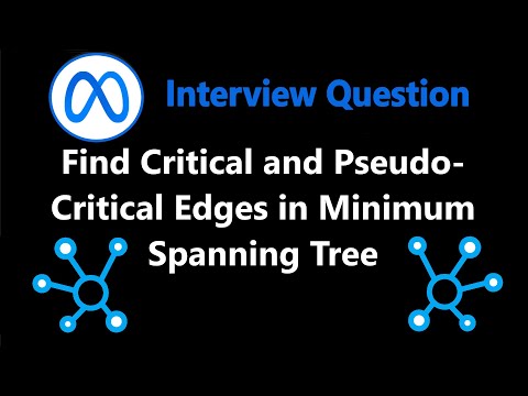 Find Critical and Pseudo Critical Edges in Minimum Spanning Tree - Leetcode 1489 - Python