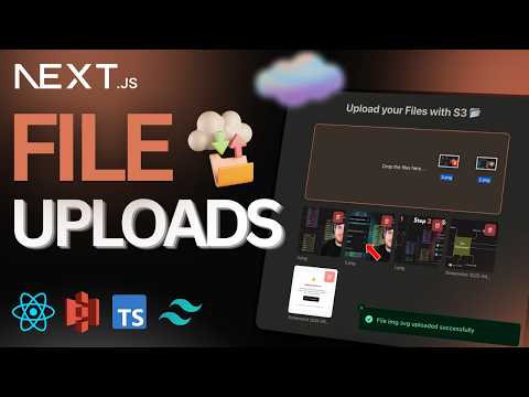 The Ultimate Guide to File Uploads in Next.js (S3, Presigned URLs, Dropzone)