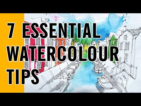 7 ESSENTIAL Watercolour TIPS For Beginners