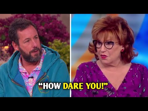 Joy Behar WALKED OFF The View LIVE After Adam Sandler Crossed The Line!
