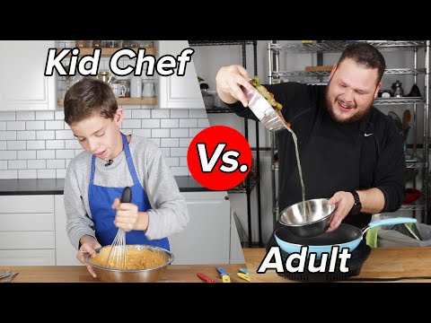 Kid Chef Vs. Adult: Thanksgiving Leftovers Challenge