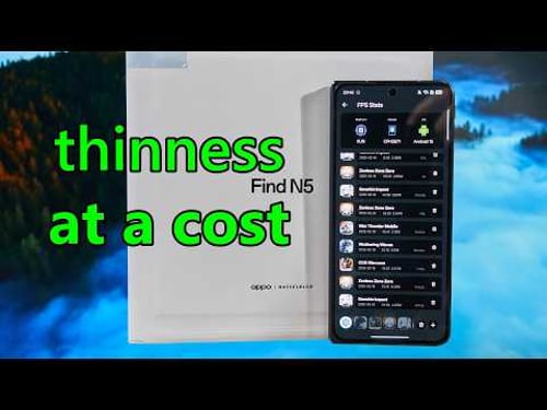 It's really thin! BUT... OPPO Find N5 review!