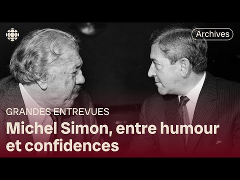 En 1967, une heure complice avec le grand acteur suisse Michel Simon