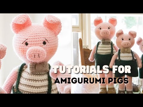 The Three NOT So Little Pigs | Crochet Amigurumi Tutorials