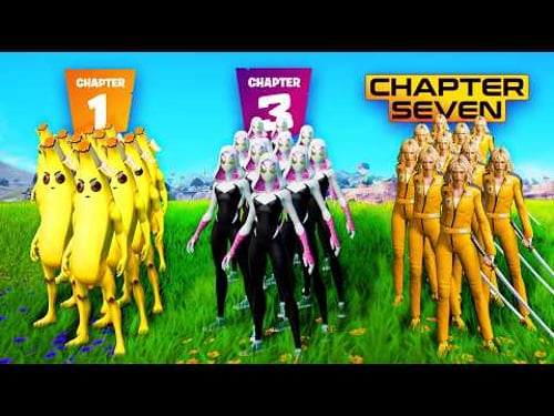 Every CHAPTER Competes in Fortnite!