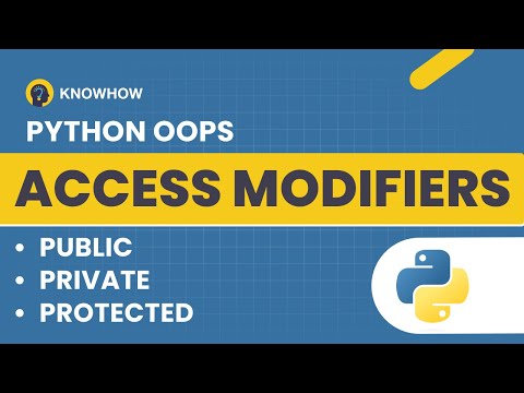 Access Modifiers in Python OOP| Public, Protected & Private