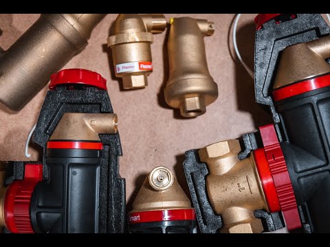 How to remove air from a heating system. Air separators.