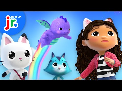 CatRat's Baby Dragon Rescue! | Gabby's Dollhouse | Netflix Jr