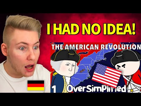 German reacts to The American Revolution Part 1- Oversimplified