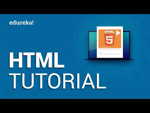 HTML Tutorial For Beginners | Learn HTML In 30 Minutes | Designing A Web Page Using HTML | Edureka