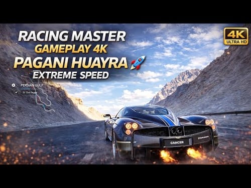 Racing Master Gameplay 4K | Pagani Huayra Extreme Speed π